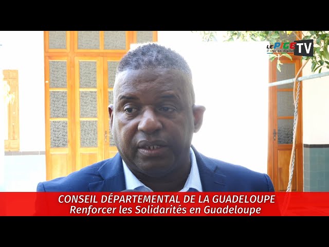 ⁣Conseil Départemental de la Guadeloupe : Renforcer les Solidarités en Guadeloupe