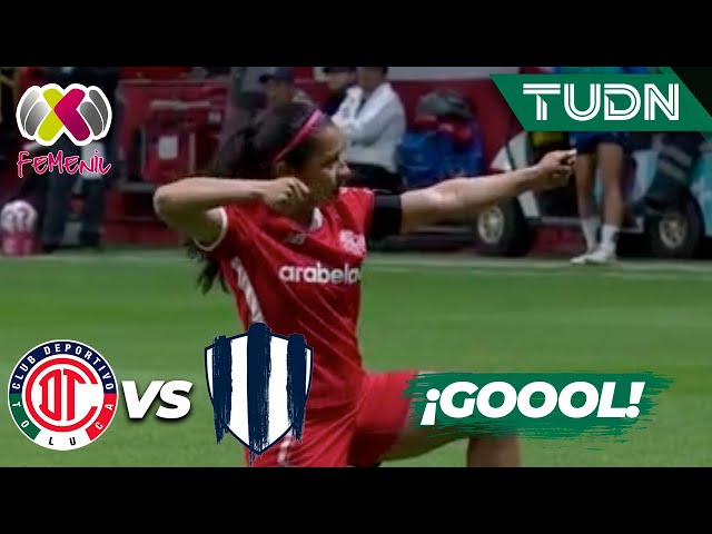 ⁣Las Diablas ya lo ganan con gol de Peraza | Toluca 1-0 Rayadas | Liga Mx Femenil AP2024-4tos | TUDN