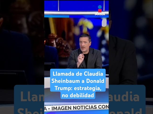 ⁣Llamada de Claudia Sheinbaum a Donald Trump: estrategia, no debilidad | Shorts | Zea