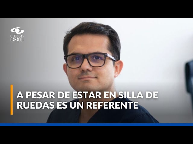 ⁣Urólogo antioqueño es ejemplo de superación y resiliencia