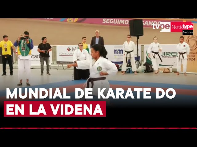 ⁣Mundial de Karate Do inició en el velódromo de la Videna