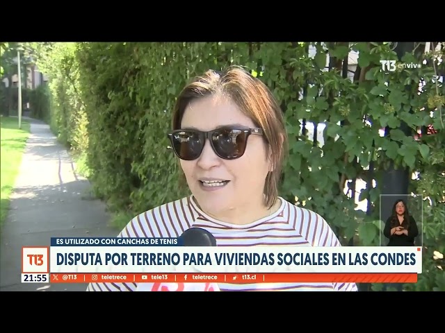 ⁣Serviu se enfrenta a la Federación de Tenis por la construcción de viviendas en Las Condes