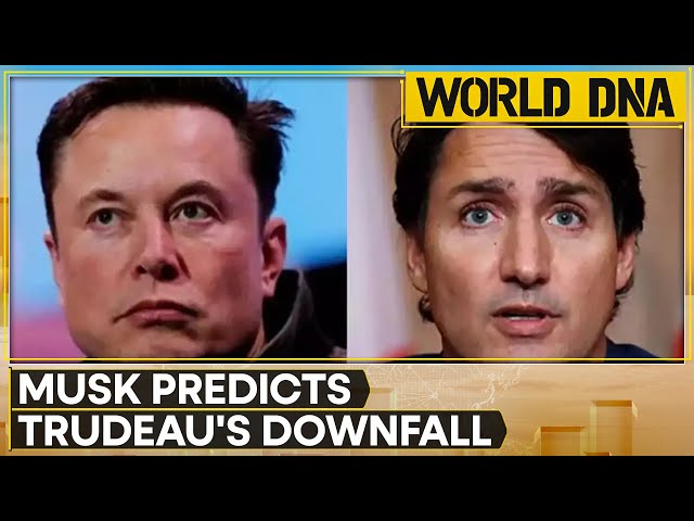 ⁣Elon Musk Predicts Canadian PM Justin Trudeau's Downfall | WION World DNA News