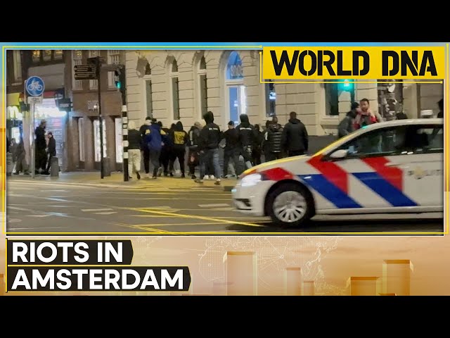 ⁣Riots In Amsterdam As Israeli Football Fans Clash With Pro-Palestine Protesters | WION World DNA