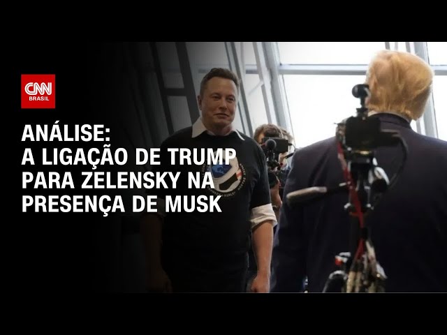 ⁣Análise: A ligação de Trump para Zelensky na presença de Musk | WW