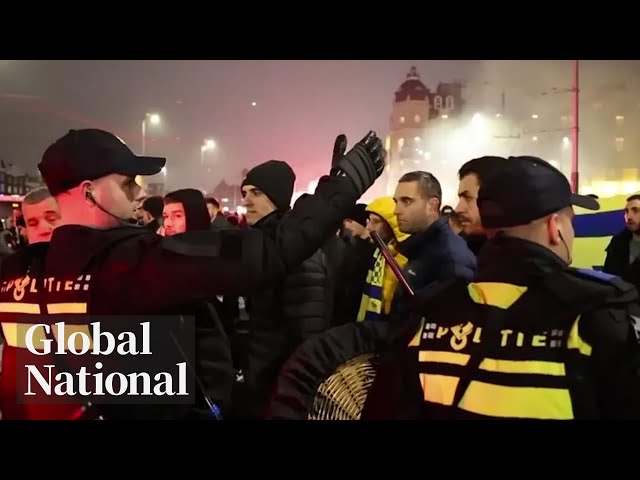 ⁣Global National: Nov. 8, 2024 | 60+ arrests in Amsterdam over attacks on Israeli soccer fans