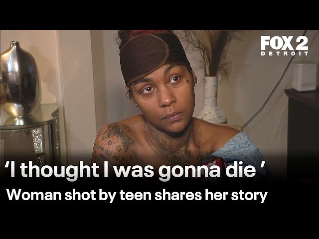 ⁣Woman shot by teen during fight between children shares her story