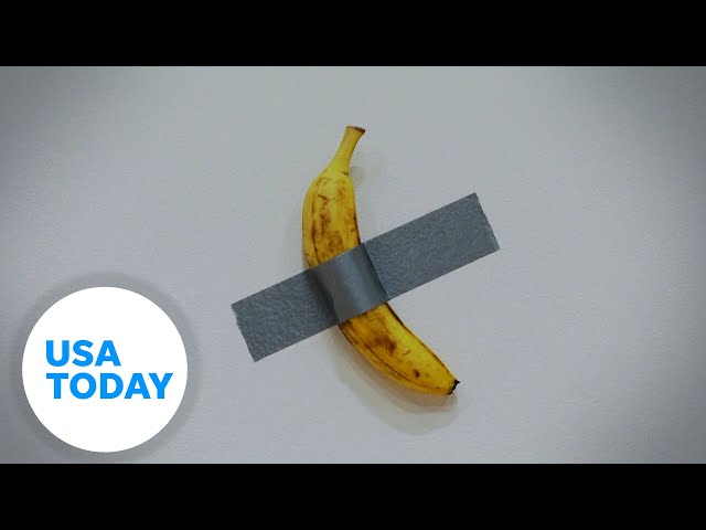 ⁣Duct-taped banana art up for auction | USA TODAY