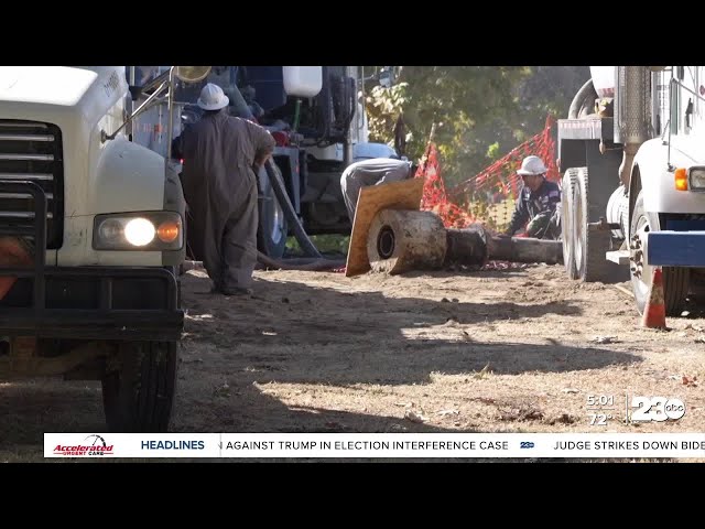 ⁣State works to remove and seal pumps belonging to Griffin Resources, LLC.