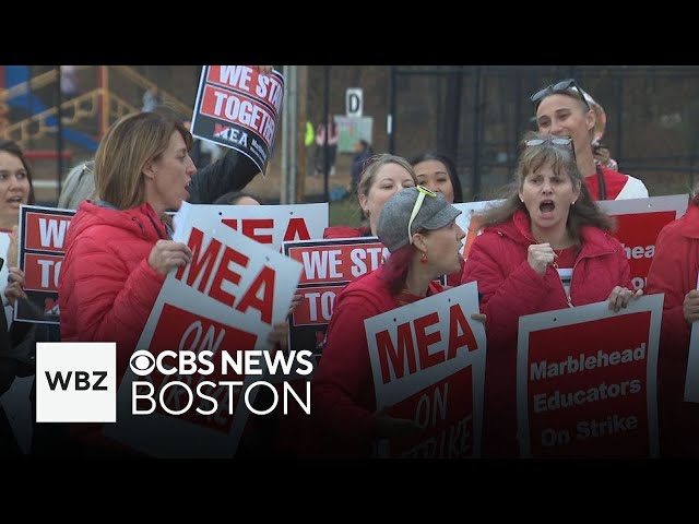 ⁣Teachers in 3 Massachusetts school districts go on strike