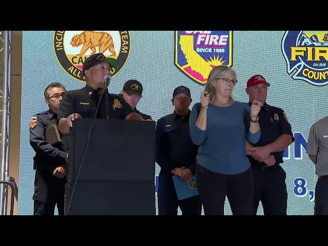 ⁣Watch Live: Officials provide an update on the Mountain Fire