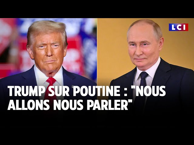 ⁣Trump sur Poutine : "Nous allons nous parler" ｜LCI