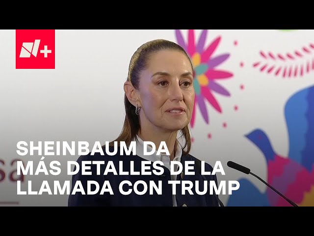 ⁣¿De qué hablaron por llamada telefónica Claudia Sheinbaum y Donald Trump? - En Punto