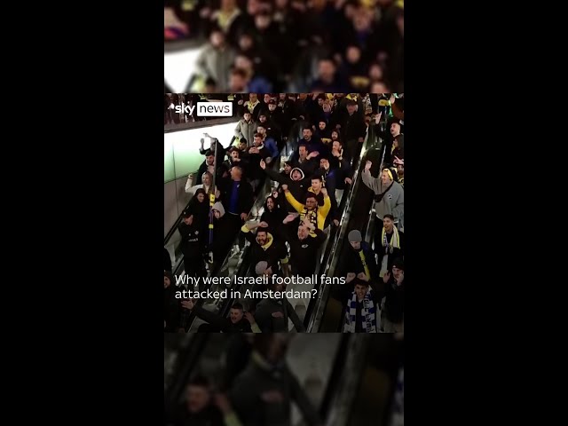 ⁣Why were Israeli football fans attacked in Amsterdam?