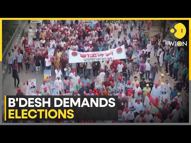 ⁣Protesters In Bangladesh Demands Elections | World News Latest | WION