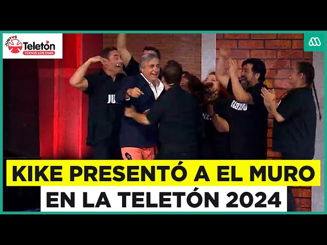 ⁣Teletón 2024 | Kike Morande presentó al elenco de El Muro como en sus mejores años