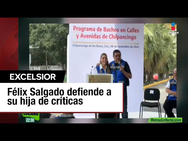 ⁣Evelyn y Félix Salgado aseguran que hay una campaña contra la gobernadora