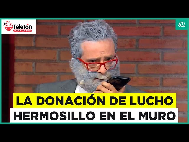 ⁣Teletón 2024 | Lucho Hermosillo y su donación en El Muro