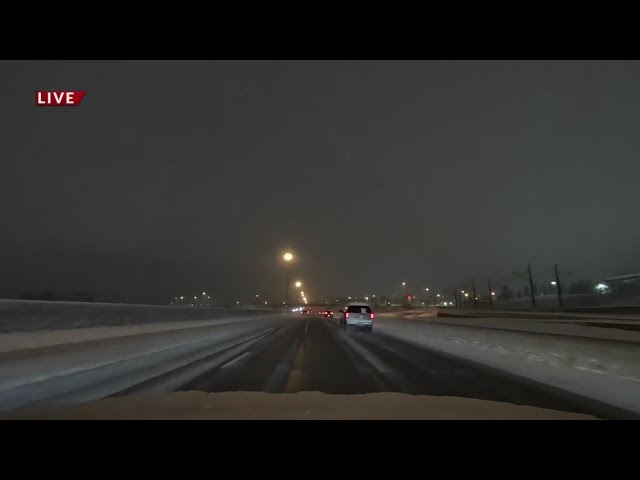 ⁣I-25 closed to CMVs south of C470