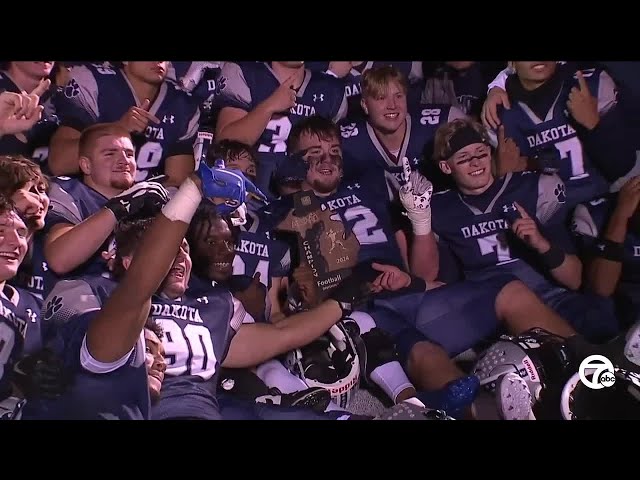 ⁣Dakota gets revenge on Eisenhower in WXYZ High School Game of the Week