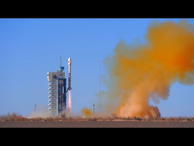 ⁣China launches four PIESAT-2 satellites aboard 544th Long March rocket