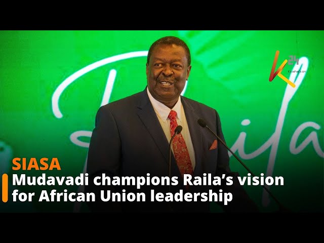 ⁣Mudavadi champions Raila’s vision for African Union leadership in Addis Ababa