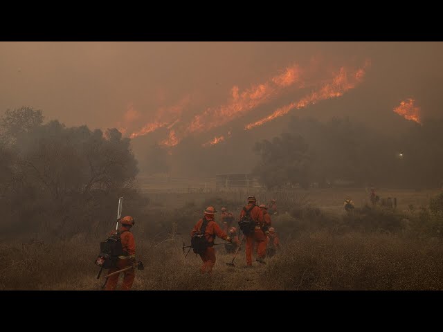 ⁣Powerful winds fuel destructive wildfires in Southern California, destroying over 130 structures