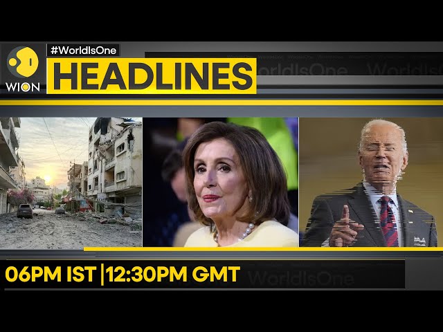 ⁣Pelosi Blames Biden For Election Loss | Gaza Toll: 43,552: Health Ministry  | WION Headlines