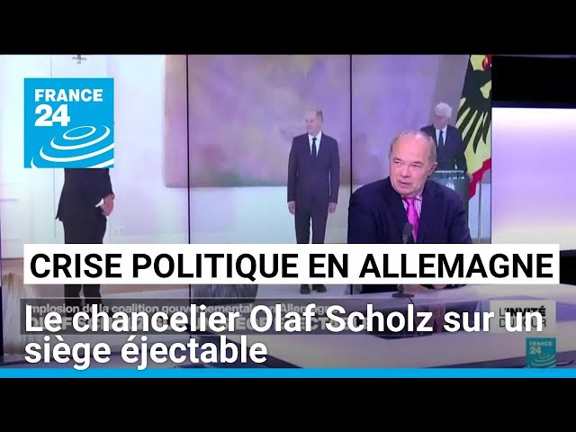 ⁣Crise politique en Allemagne : le chancelier Olaf Scholz sur un siège éjectable • FRANCE 24