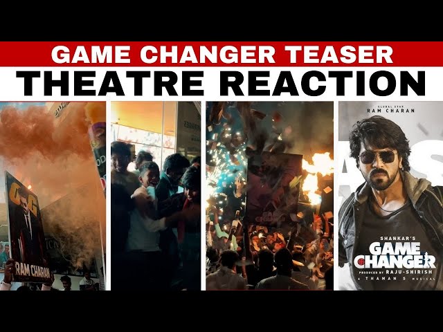 ⁣Game Changer Teaser Reaction | Theatre Reaction |  Ram Charan | Kiara Advani | Shankar