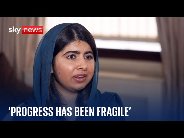 ⁣'We need leaders to stand with Afghan women', Malala Yousafzai speaks on life under Taliba