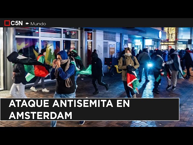 ATAQUE ANTISEMITA en AMSTERDAM