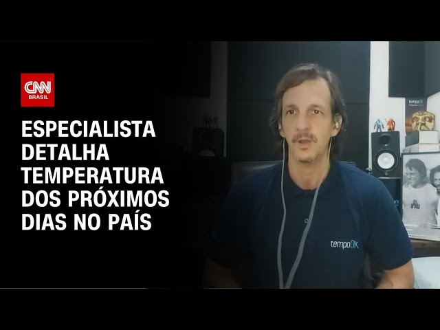 ⁣Especialista detalha temperatura dos próximos dias no país | AGORA CNN