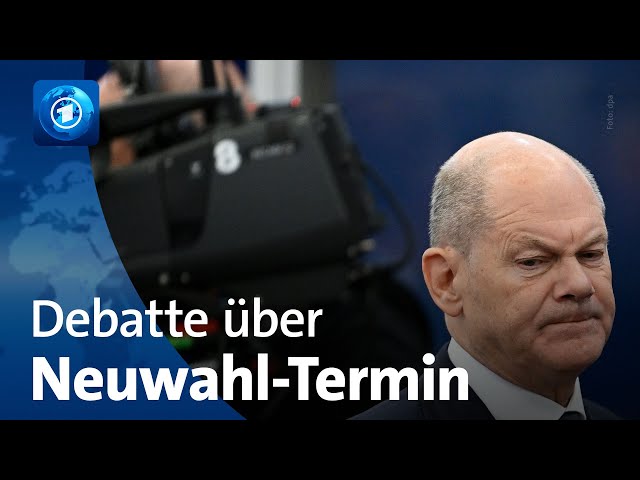 ⁣Debatten über Termin für Neuwahlen nach Ampel-Aus