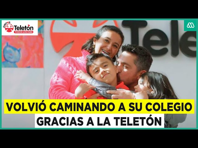 ⁣Teletón 2024 | "Infinito feliz": Chris pudo volver caminando a su colegio gracias a la Tel