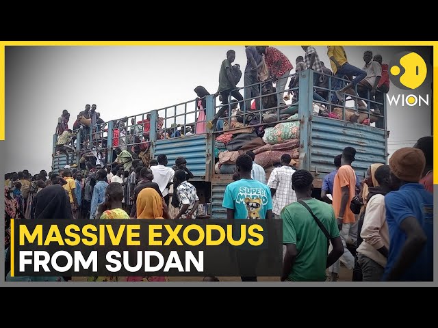 ⁣Massive Exodus From Sudan: Paramilitary Accused Of 120 Civilians Deaths | Latest News | WION