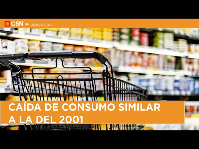 ⁣CAÍDA DEL CONSUMO SIMILAR a la del 2001