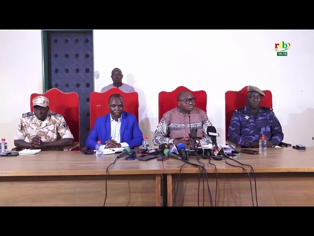 ⁣RTB - Point de presse du procureur du Faso près le TGI Ouaga I, Blaise Bazié