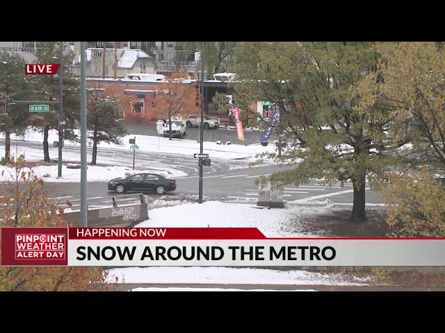 ⁣Downtown Denver roads cleared up after snow storm