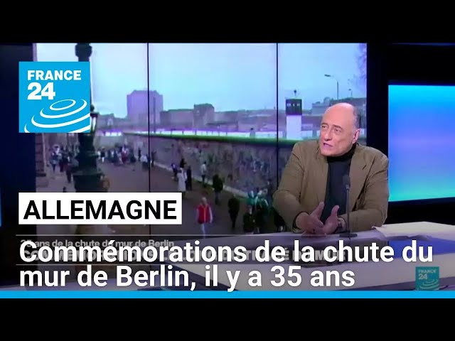 ⁣Commémorations de la chute du mur de Berlin, il y a 35 ans • FRANCE 24