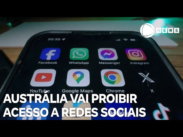 ⁣Austrália vai proibir acesso a redes sociais a menores