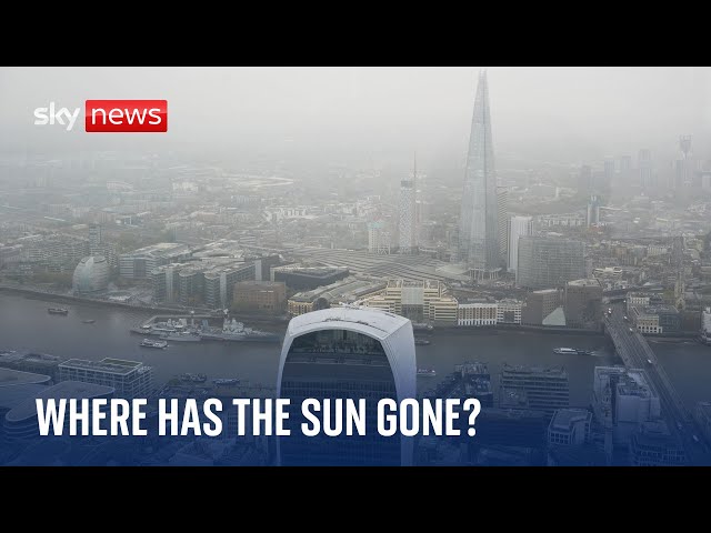 ⁣Grey Britain: Sun-starved Britons stuck with 'anticyclonic gloom'