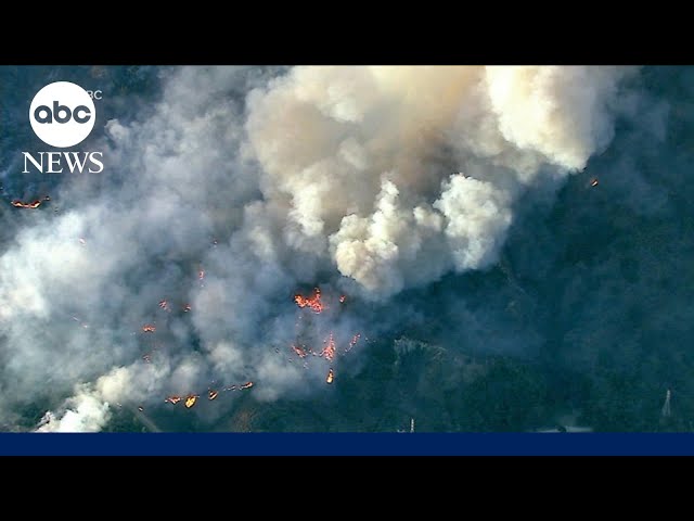 ⁣Wildfire emergency in Southern California