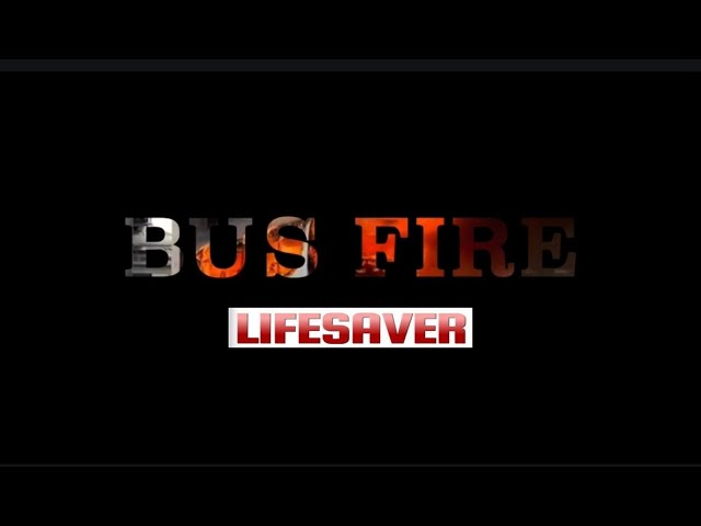 ⁣BUS FIRE: Paano kung na-trap ka sa nasusunog na bus?