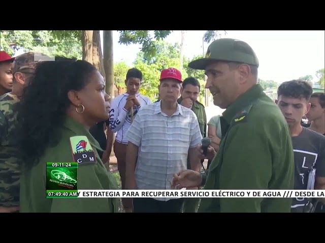 ⁣Evalúan autoridades de la capital, daños causados por huracán Rafael