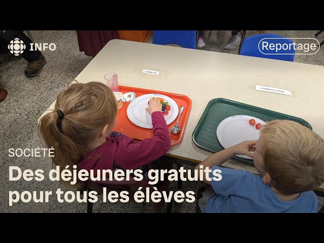 ⁣Des déjeuners gratuits : une réussite à l'École Saint-David