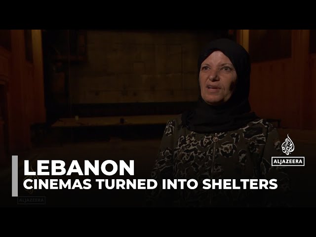 ⁣Lebanon's oldest cinemas: Doors reopen to shelter people displaced by attacks