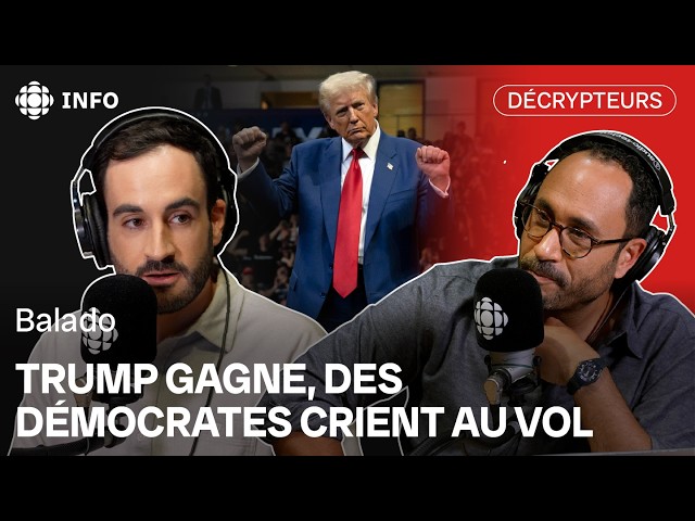 ⁣Donald Trump est élu, des partisans démocrates crient à la fraude | Décrypteurs