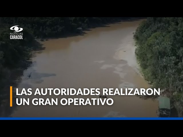 ⁣Río en el Amazonas, a punto de desaparecer por cuenta de la minería ilegal