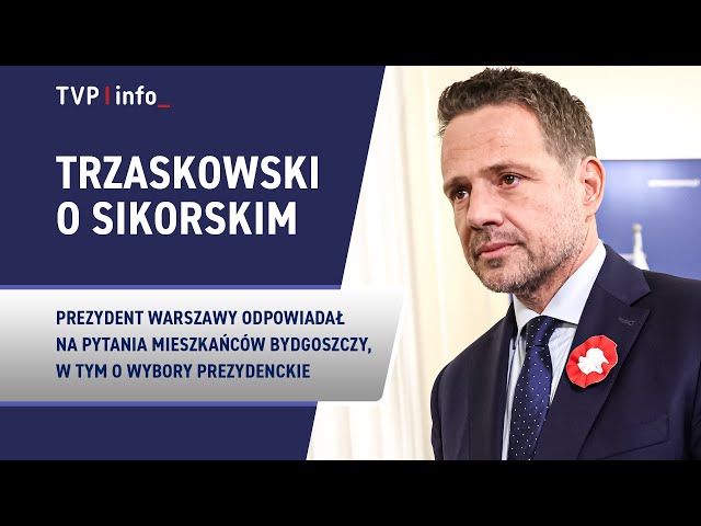 ⁣Rafał Trzaskowski o Radosławie Sikorskim, prawyborach w KO i wizji prezydentury